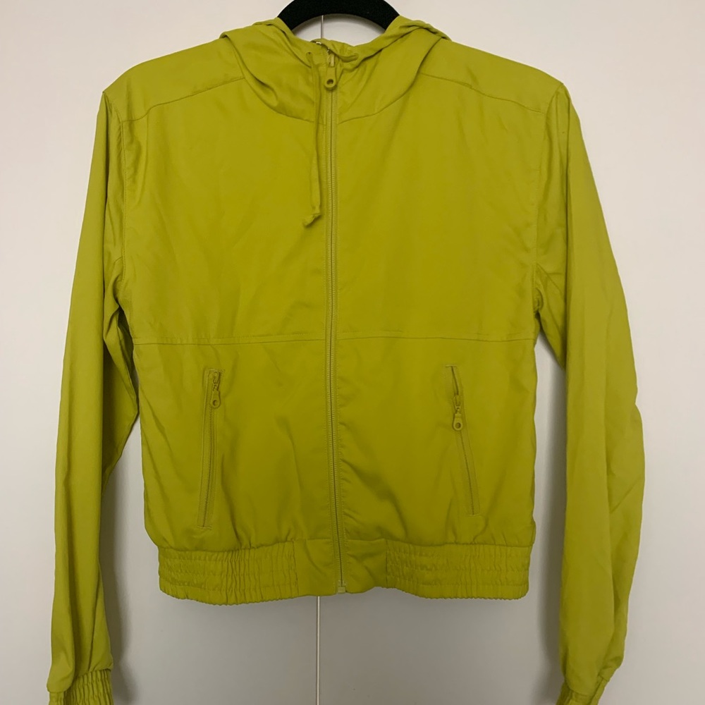 Chartreuse summit track jacket